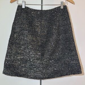 Hutch Black Sequin Mini Skirt